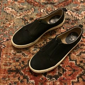 Black slip on shoes